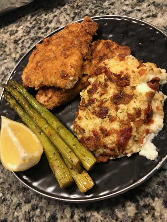 Keto Wiener Schnitzel in the Air Fryer