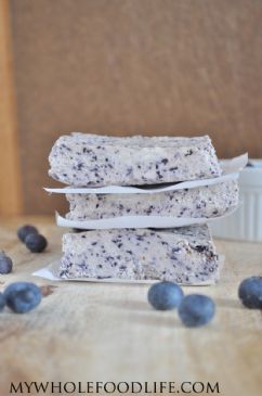 Blueberry Bliss Bars from My Whole food Life.com (made healthier)