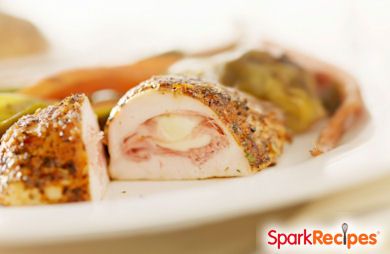 Single-Serving California-Style Chicken Cordon Bleu