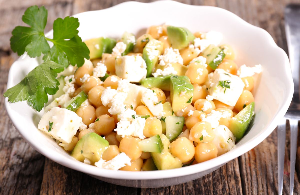 Chickpea and Feta salad