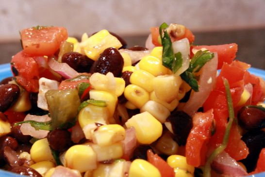 Roasted Corn and Black Bean Salsa