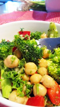 Colourful Chick Pea Salad