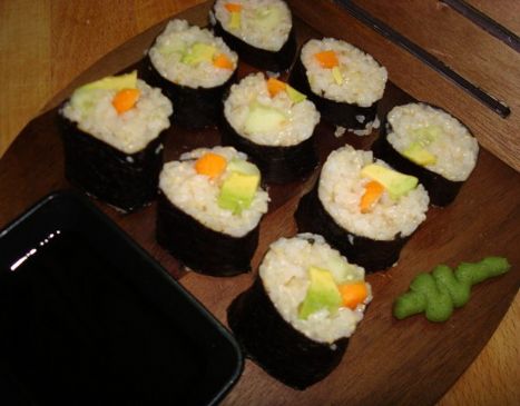 Mari's vegan sushi roll w/ brown rice