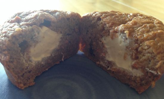 Inside Out Carrot Protein Muffins
