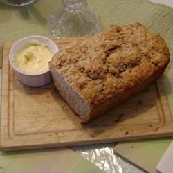 Whole Wheat Beer Bread (Belgian White Ale used here for nutritional info)