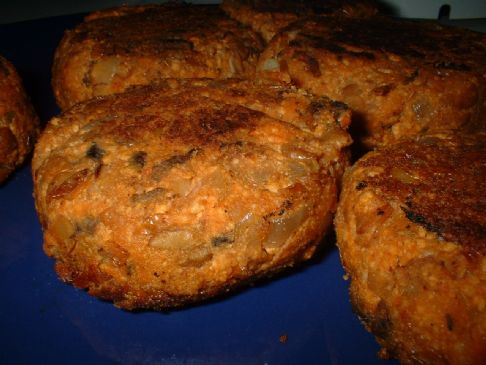 Cajun Lentil Patties - Vegan