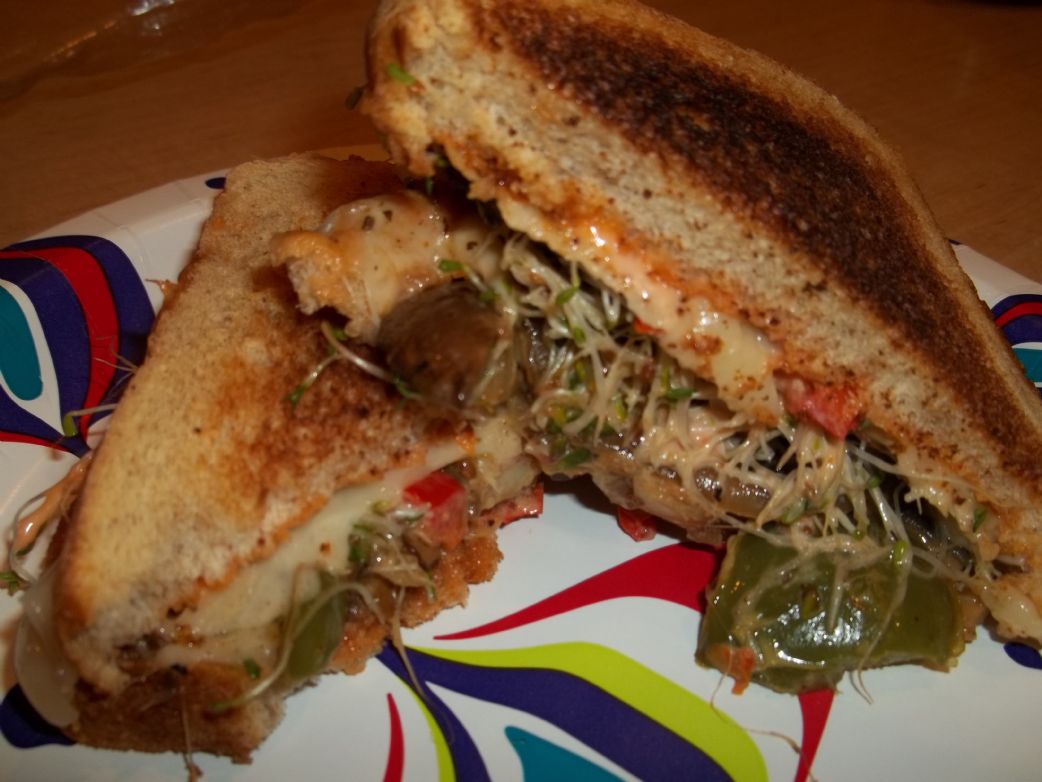 VEGETABLE RUBEN SANDWICH