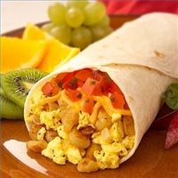 Tofu and Hummus Breakfast Burrito