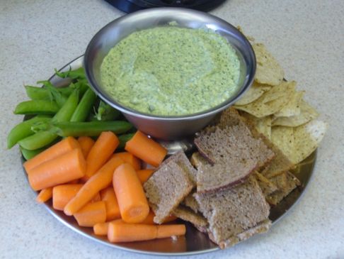 Caramelized Onion, Spinach and Artichoke Dip