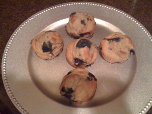 Overflowing (And Healthy) Blueberry Muffins