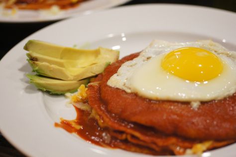 Enchiladas Montadas (Stacked Enchiladas) *No Meat*