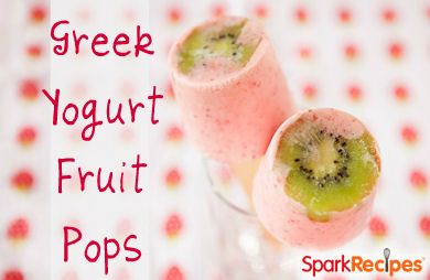 Strawberry-Kiwi Yogurt Freezer Pops