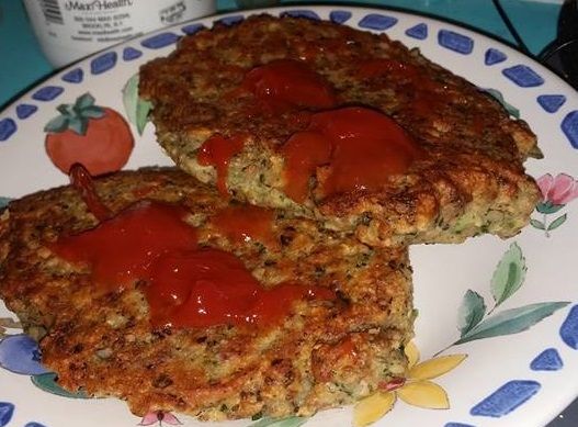 Blackened seasoned Veggie burger