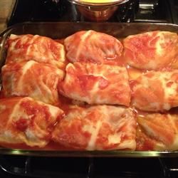 Polish Golumpki (stuffed cabbage)