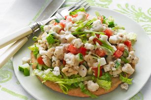 Greek Pita Tostadas