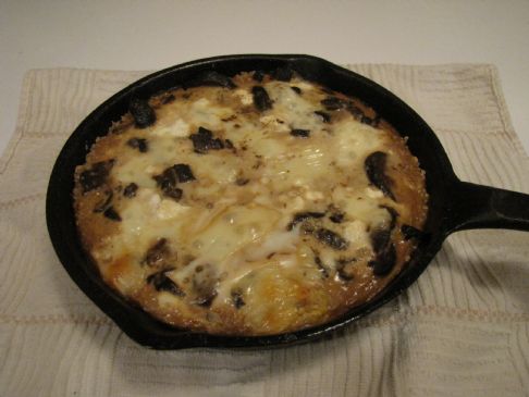 Parmesan Quinoa Fritata with Shitake Mushoom