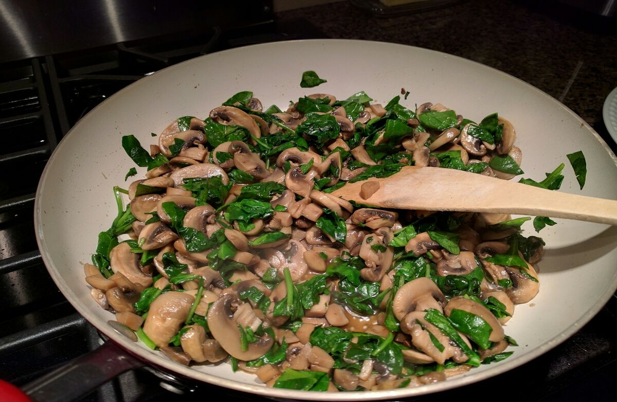 Mushroom Spinach Feta Egg Muffin Cups