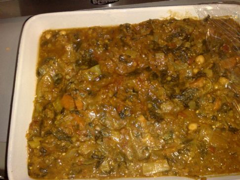 Spinach, Lentil and Vegetable Garam Masala (Hot)