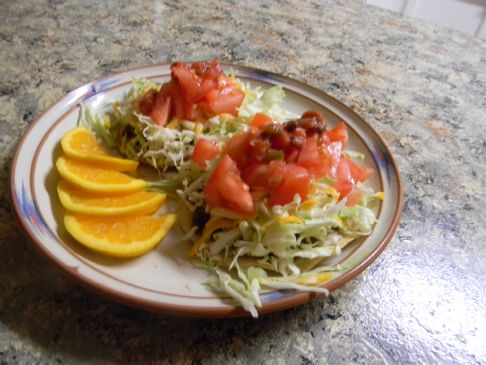 Lean Mean Black Bean Tostada