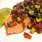 Salmon with Summer Tomato Salsa