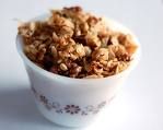 Chocolate Granola with Toasted Walnuts and Cherries