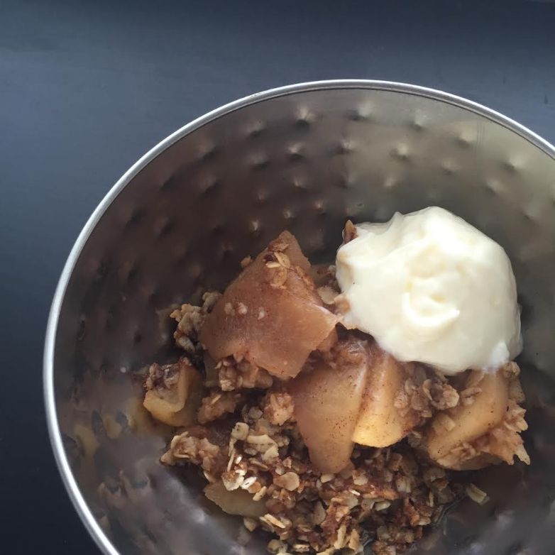 Cleaned-Up Apple Crisp