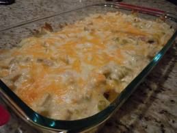 Monica's Cheesy Sour Cream Enchiladas