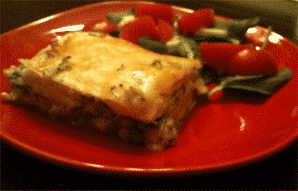 White Veggie Lasagna