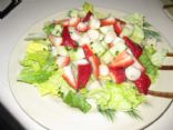 Scallop and Strawberry Salad