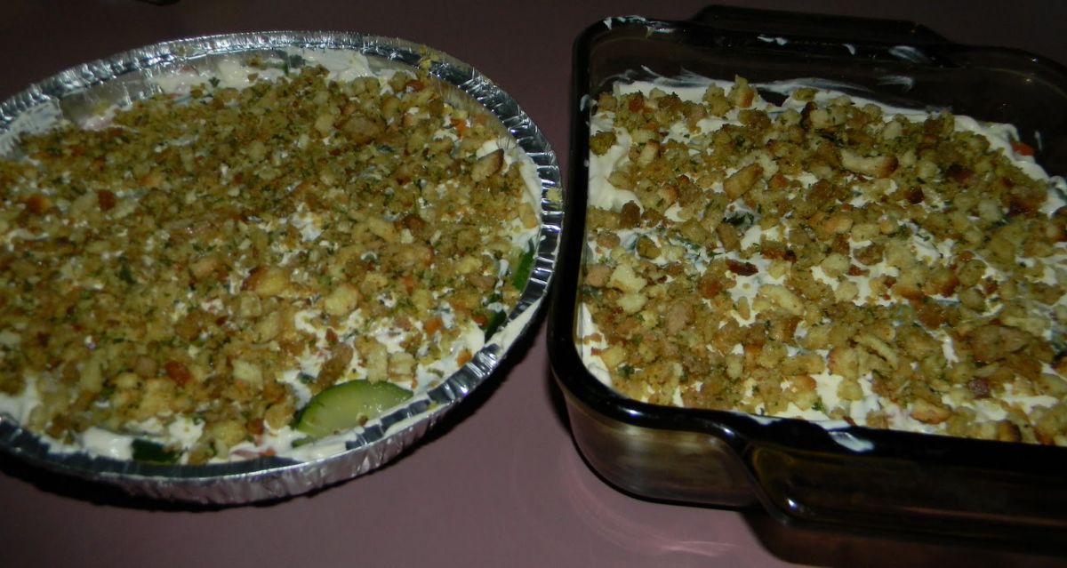 Zucchini Stuffing Casserole