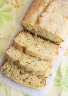 Lemon Zucchini Loaf with Lemon Glaze