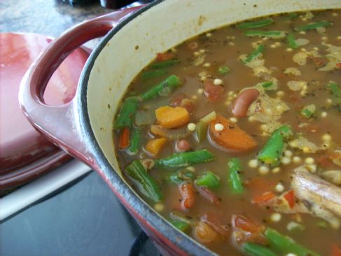 Peppery Three-Bean Soup