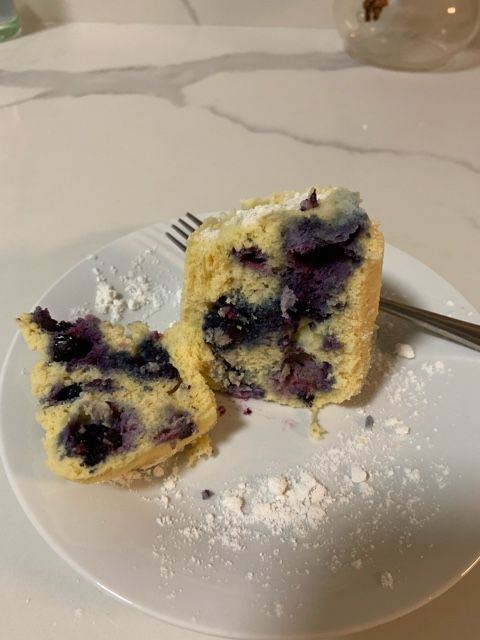 Keto Connect Blueberry Mug Cake