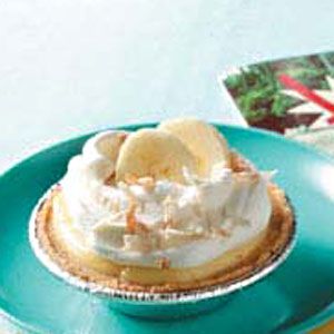 Tiny Diabetic Banana Cream Pies Recipe