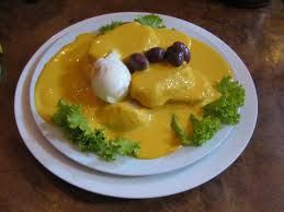 Potatoes with Huancaina Sauce