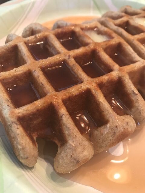 Low-Carb and High Protein Waffles
