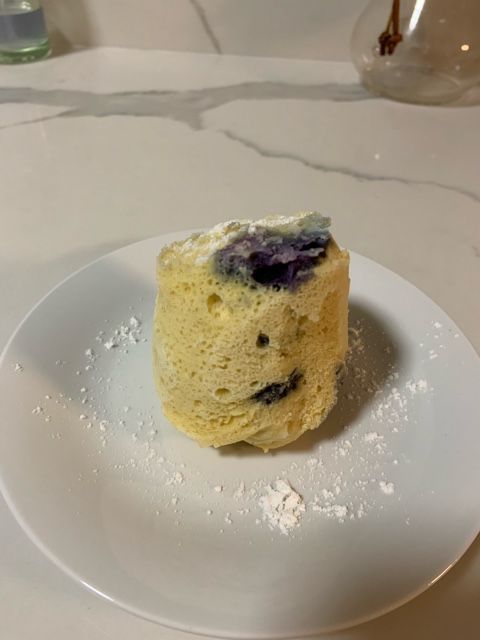 Keto Connect Blueberry Mug Cake