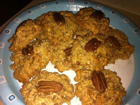 Oatmeal Peanut Butter and Pecan Cookies