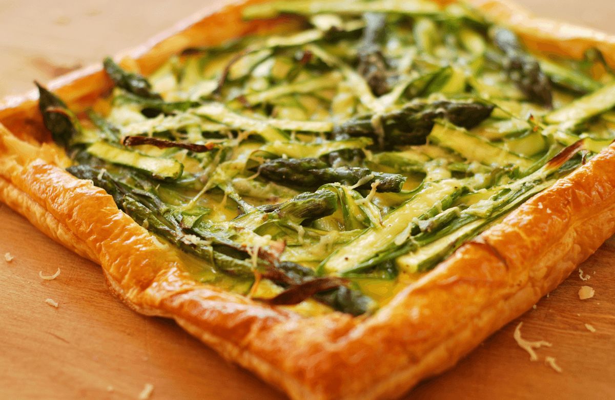 Asparagus Tart with Ricotta