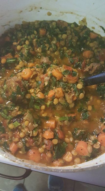 Lentils and Italian Sausage Stew