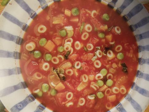 Katya's Vegetable Minestrone Soup, Low-fat