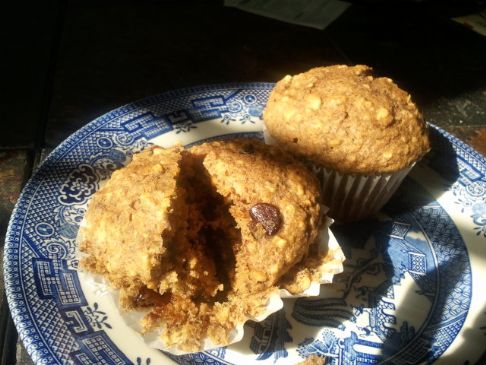 Beth's Blueberry Oatmeal Muffins