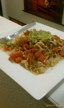 Salsa Smothered Shredded Chicken