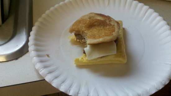 Sausage, Egg, and Cheese ChickGriddle