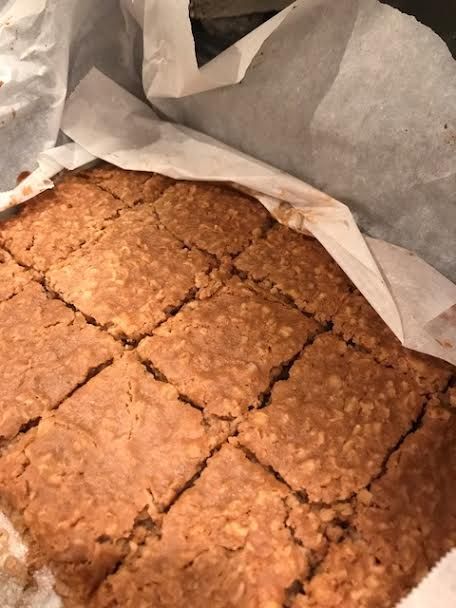 Marybeth's Low Carb/Gluten Free Peanut Butter Oatmeal Squares