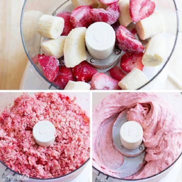 Dad's Strawberry Banana Faux Ice Cream