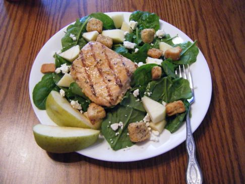 Salmon Apple Feta Salad