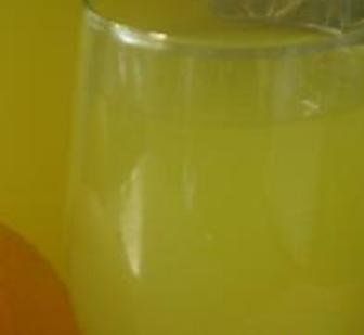 Orange skins fruit drink