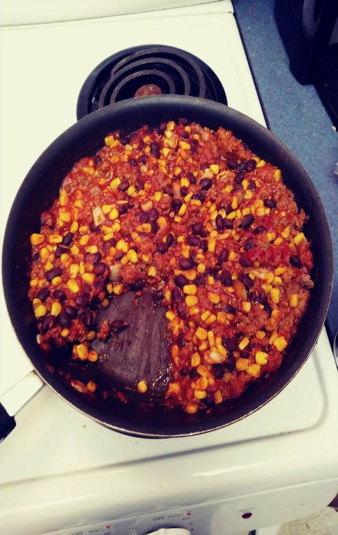 Full Dinner Sloppy Joes with Turkey, Corn and Black Beans