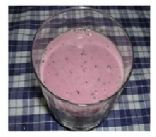 Berry healthy Smoothie w/ flax